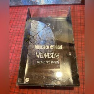 Monster high Wednesday Addams! BOX ONLY !